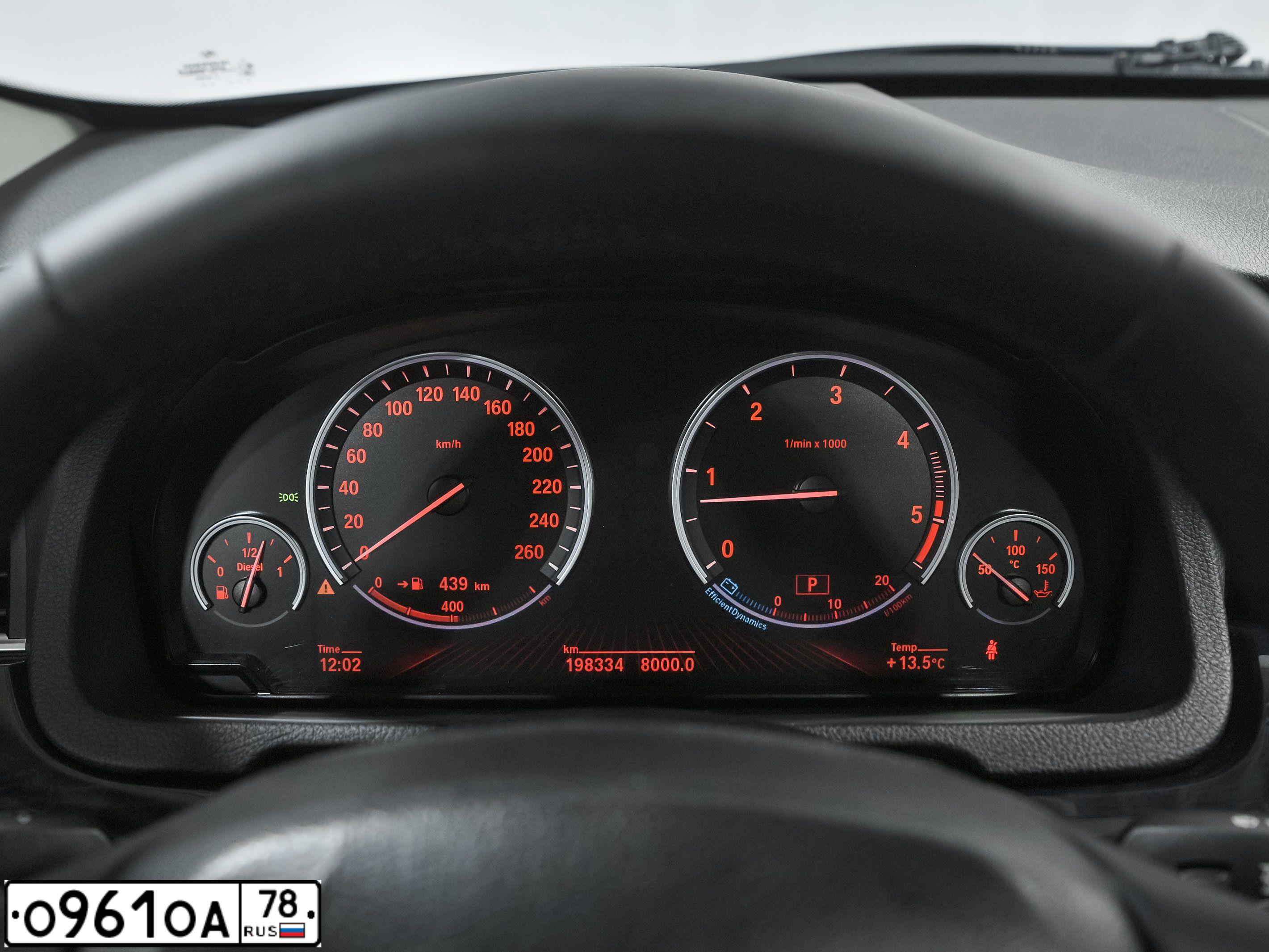 Фото автомобиля BMW SERIE 5 GT, 2009 — госномер О013СА178. Цвет: ЧЕРНЫЙ