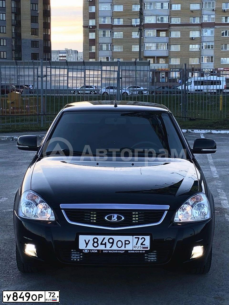 Фото автомобиля LADA 2170 PRIORA, 2013 — госномер Р692ХК72. Цвет: Сине-Черный