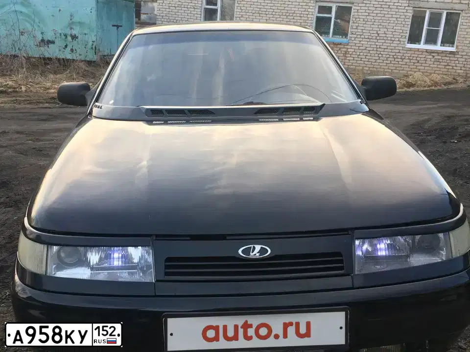 Фото автомобиля LADA 2112 LADA, 2007 — госномер Р920ВР152. Цвет: ЧЕРНЫЙ