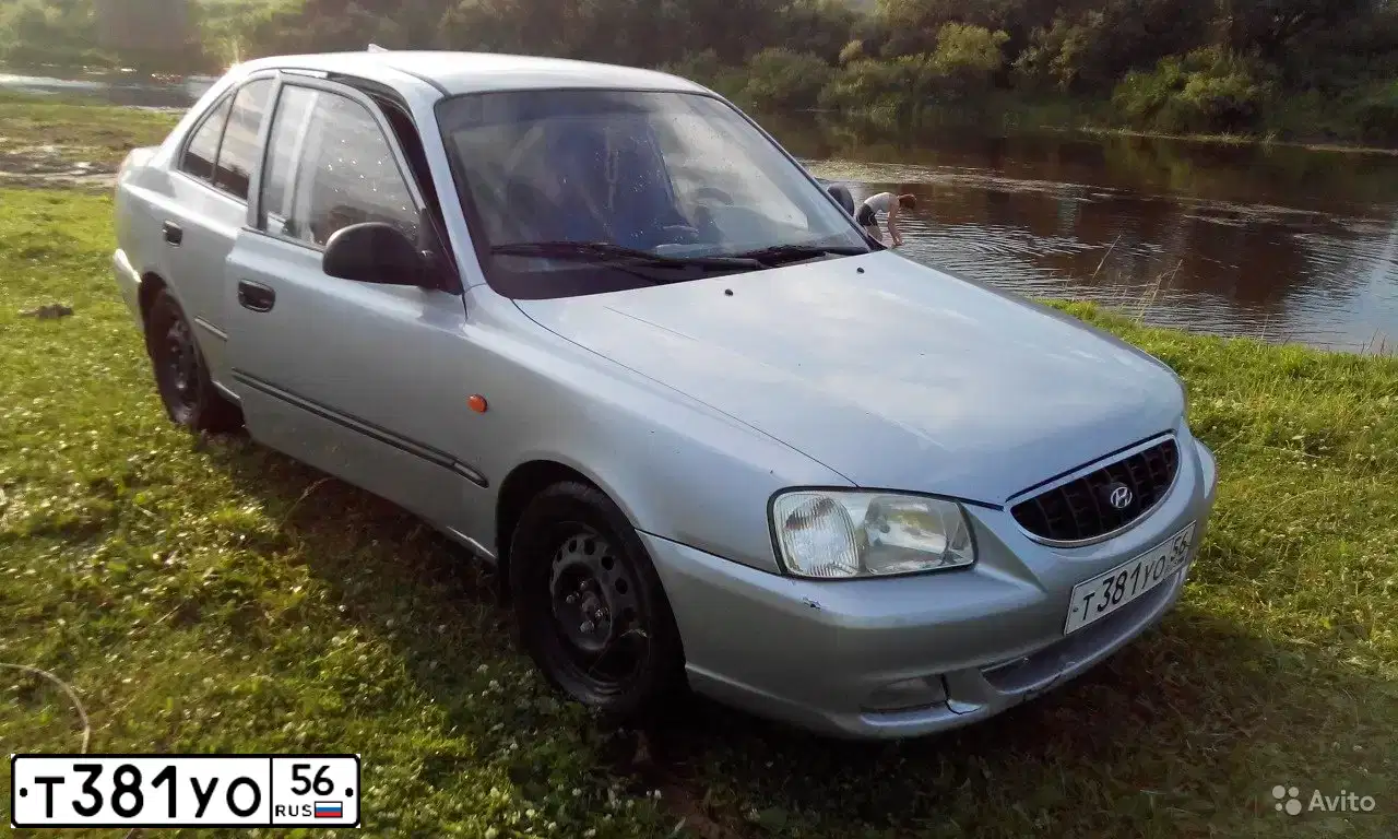 Фото автомобиля TAGAZ ACCENT, 2004 — госномер Т381УО56. Цвет: СЕРЕБРИСТЫЙ