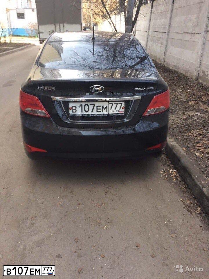Фото автомобиля HYUNDAI SOLARIS, 2014 — госномер С048МК40. Цвет: ЧЕРНЫЙ