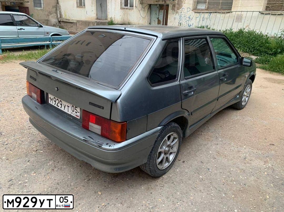 Фото автомобиля LADA 2114 SAMARA, 2009 — госномер М929УТ05. Цвет: СРЕДНИЙ СЕРО-ЗЕЛЕНЫЙ МЕТ
