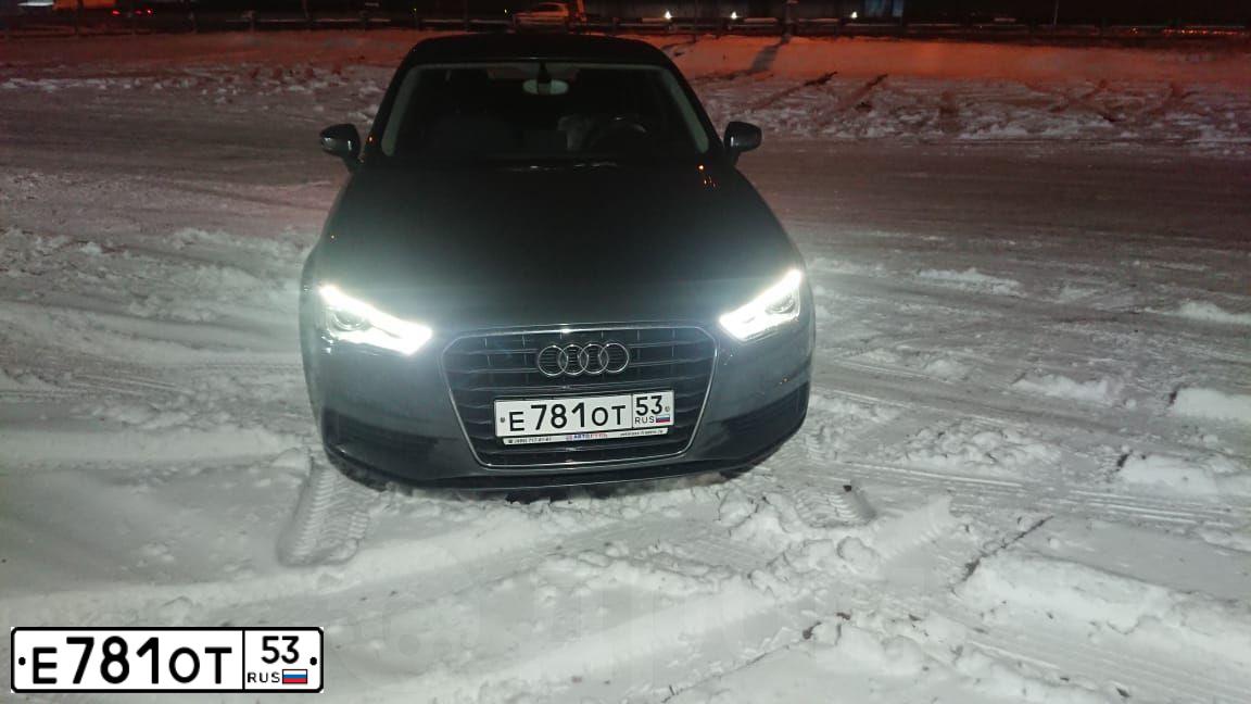 Фото автомобиля AUDI A3, 2014 — госномер У359АР48. Цвет: СЕРЫЙ
