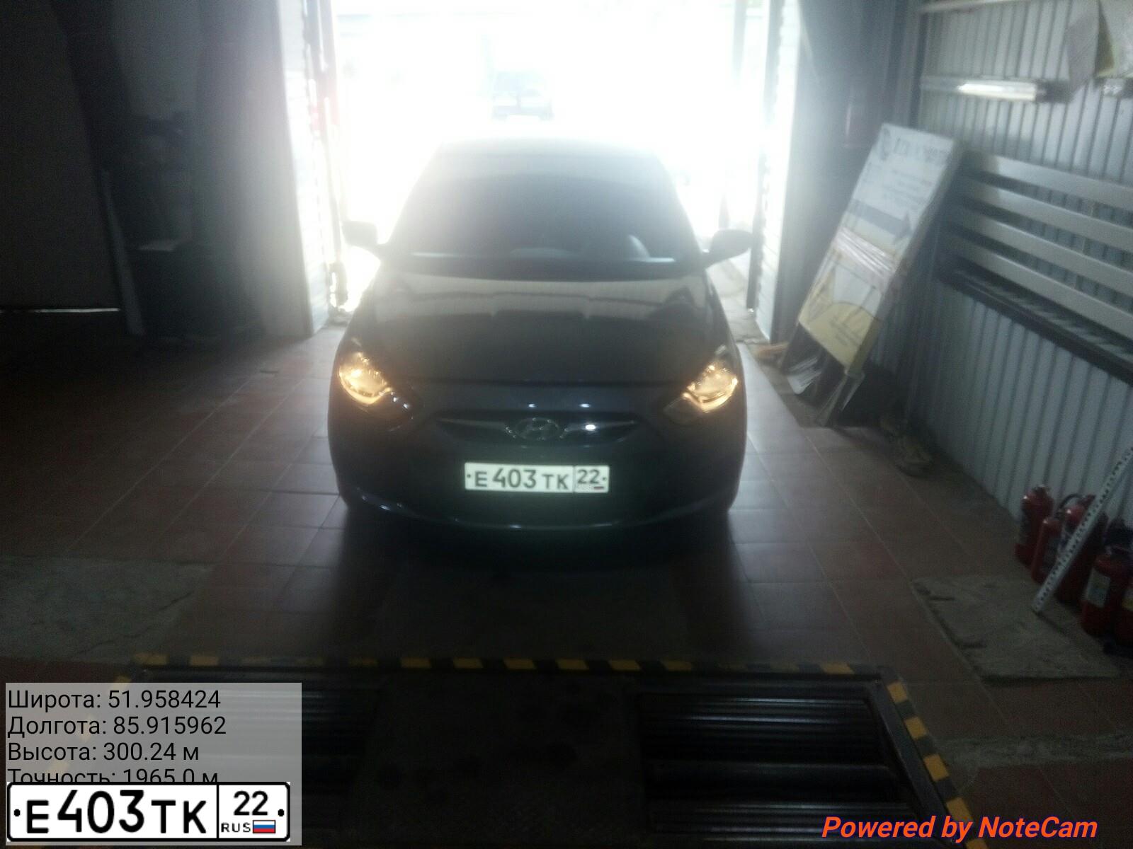 Фото автомобиля HYUNDAI SOLARIS, 2011 — госномер К704АУ04. Цвет: ЧЕРНО-СЕРЫЙ