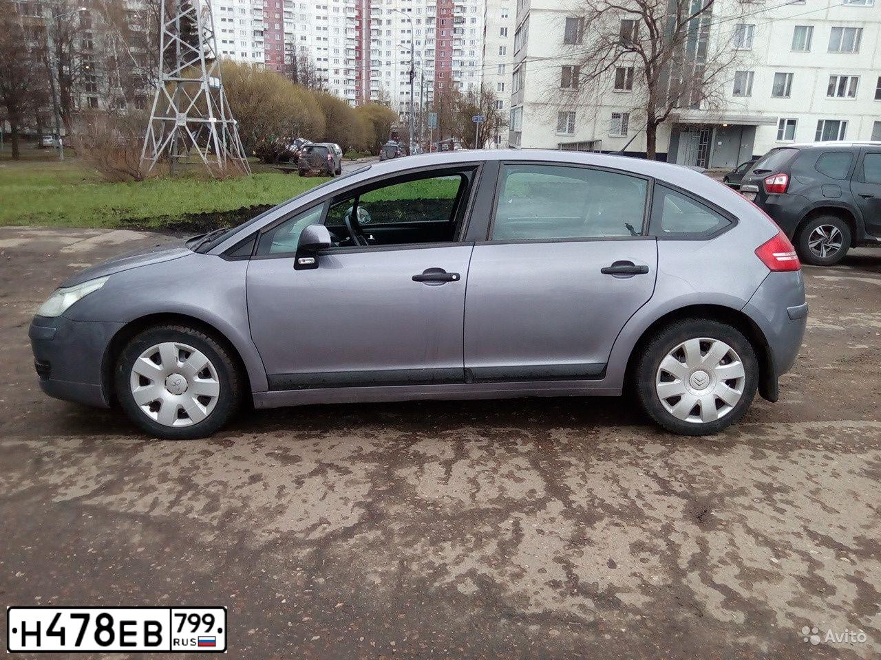 Фото автомобиля CITROEN C4, 2006 — госномер Р904СТ05. Цвет: СЕРЫЙ
