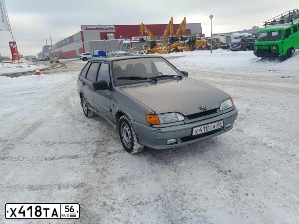 Фото автомобиля LADA 2114 SAMARA, 2009 — госномер К540АС156. Цвет: СРЕДНИЙ СЕРО-ЗЕЛЕН МЕТ