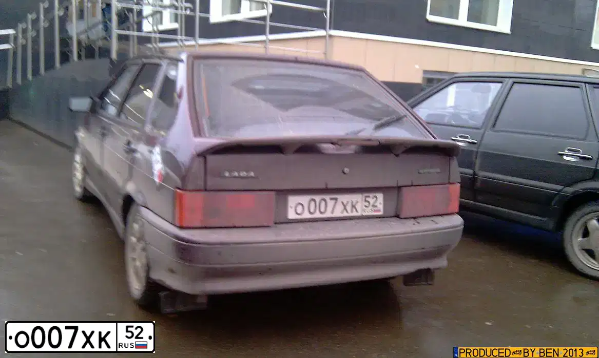 Фото автомобиля LADA 2114 SAMARA, 2008 — госномер О007ХК52. Цвет: КРАСНЫЙ