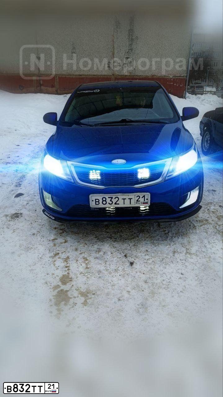 Фото автомобиля KIA RIO, 2013 — госномер В832ТТ21