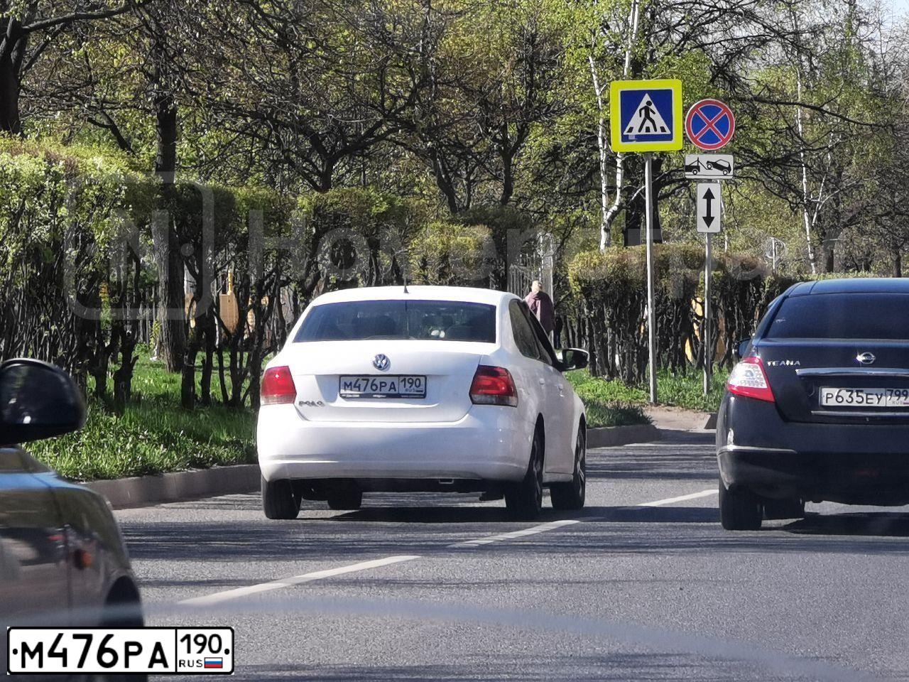Фото автомобиля VOLKSWAGEN POLO, 2011 — госномер К321СМ790. Цвет: Белый