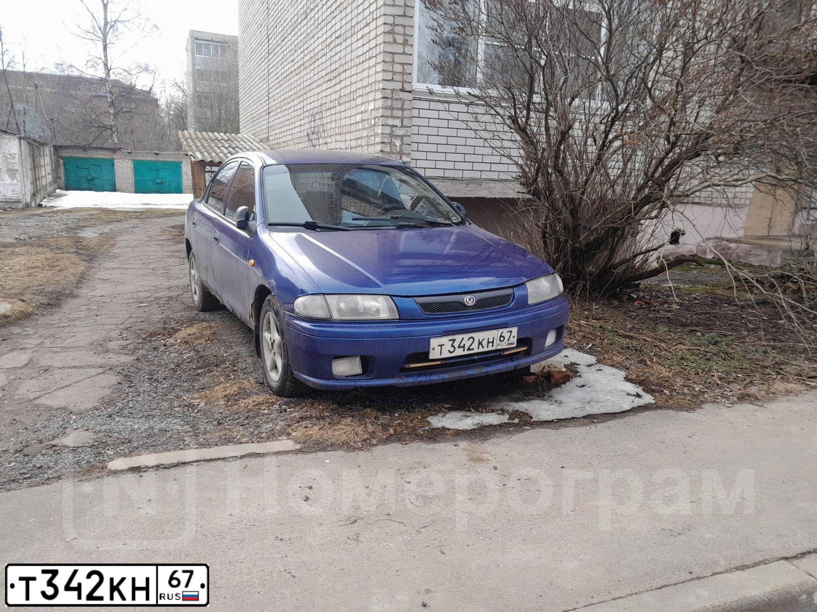 Фото автомобиля DAEWOO MATIZ, 2008 — госномер В781МА67. Цвет: ВИШНЕВЫЙ