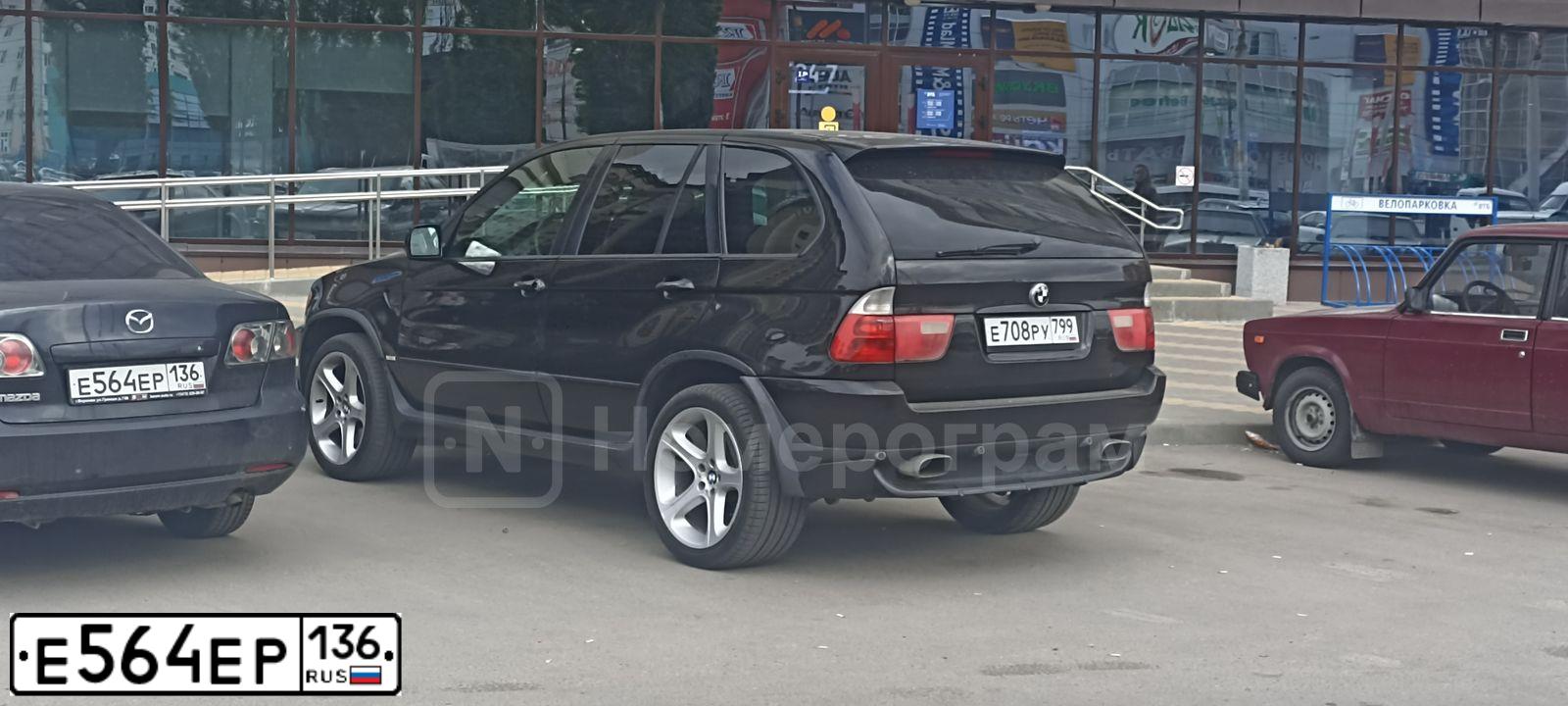 Фото автомобиля MAZDA 6, 2006 — госномер Е564ЕР136. Цвет: ЧЕРНЫЙ