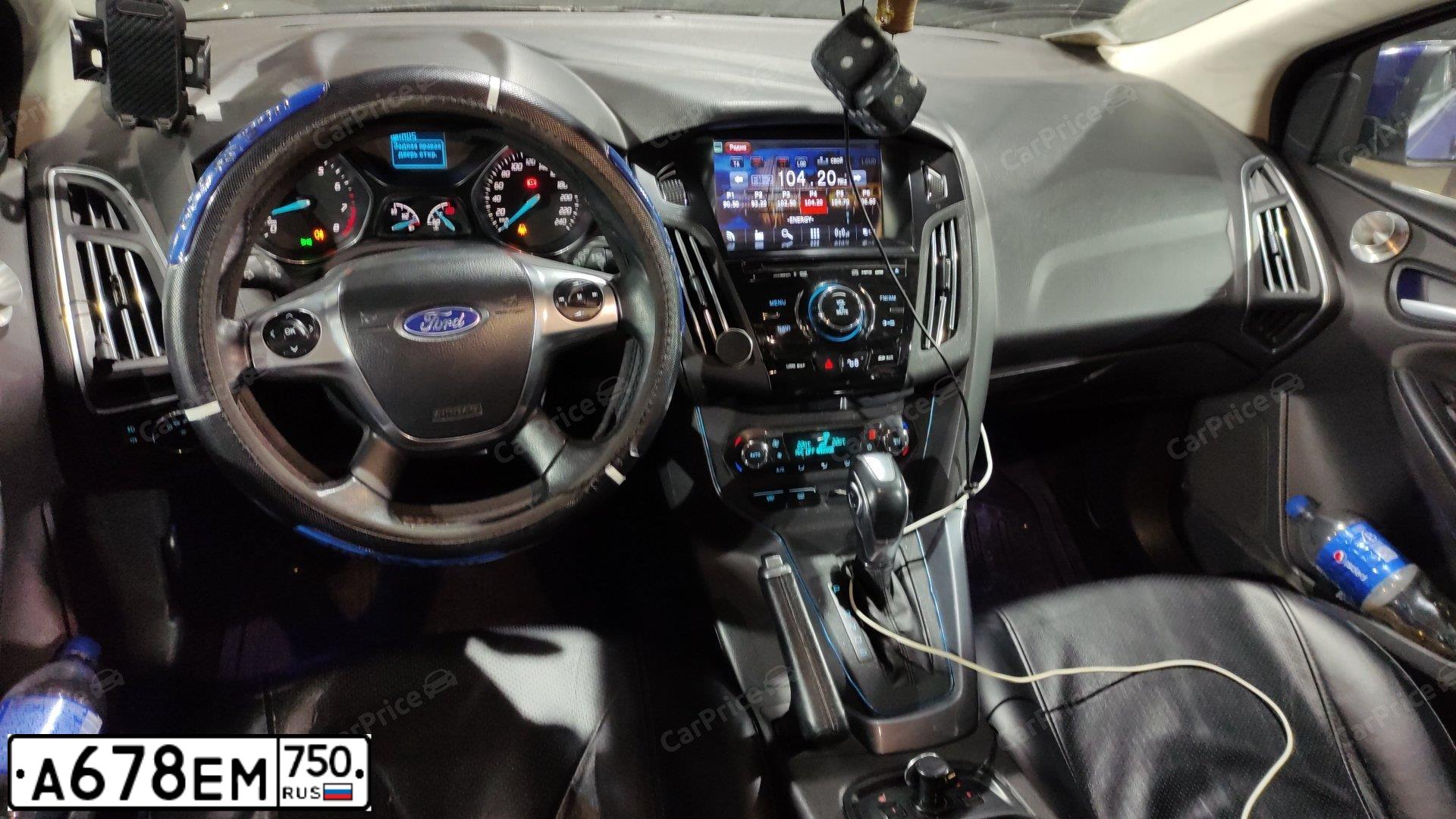 Фото автомобиля FORD FOCUS, 2014 — госномер А782МС76. Цвет: синий