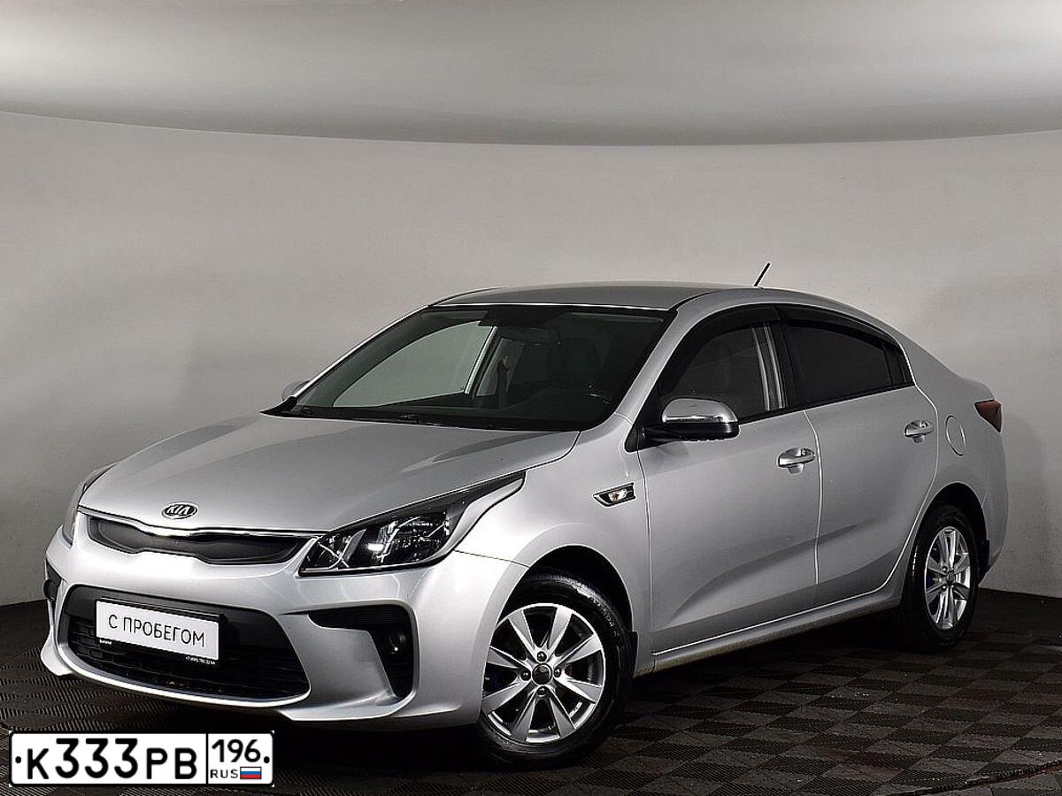 Фото автомобиля KIA RIO, 2018 — госномер Х568СЕ72. Цвет: СВЕТЛО-СЕРЫЙ