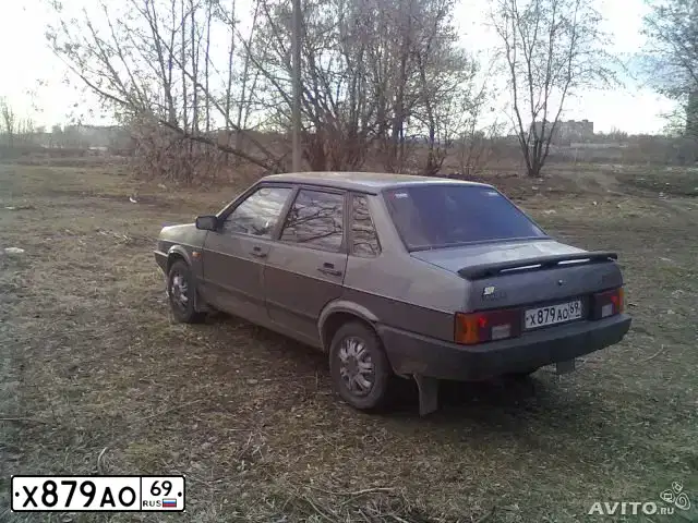 Фото автомобиля LADA 2109 SAMARA, 1993 — госномер Х879АО69. Цвет: СЕРЫЙ