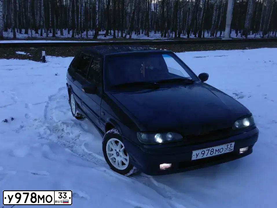 Фото автомобиля LADA 2114 SAMARA, 2005 — госномер К458ХХ97. Цвет: ЧЕРНЫЙ