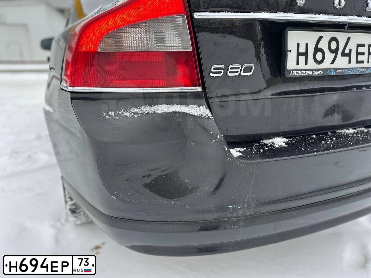Фото автомобиля VOLVO S80, 2010 — госномер Н694ЕР73. Цвет: ЧЕРНЫЙ