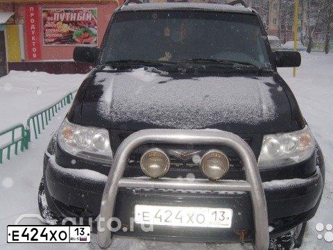 Фото автомобиля UAZ 3163 PATRIOT, 2008 — госномер Е424ХО13. Цвет: АВАНТЮРИН-МЕТАЛЛИК