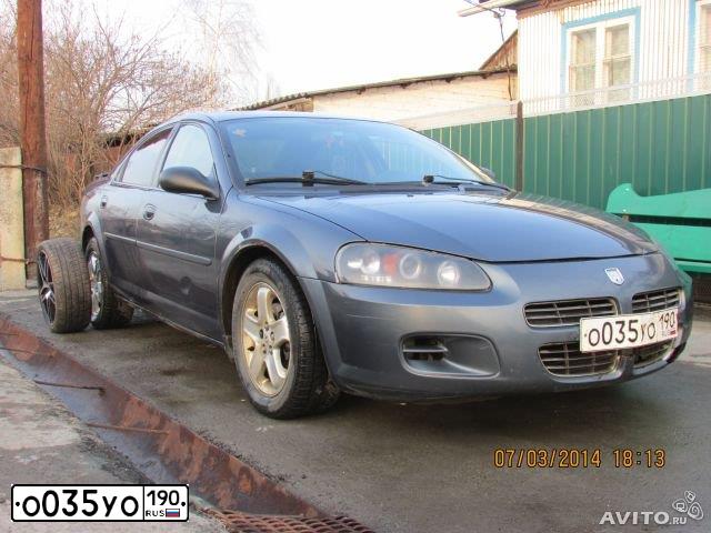 Фото автомобиля DODGE STRATUS, 2002 — госномер О035УО190. Цвет: СИНИЙ