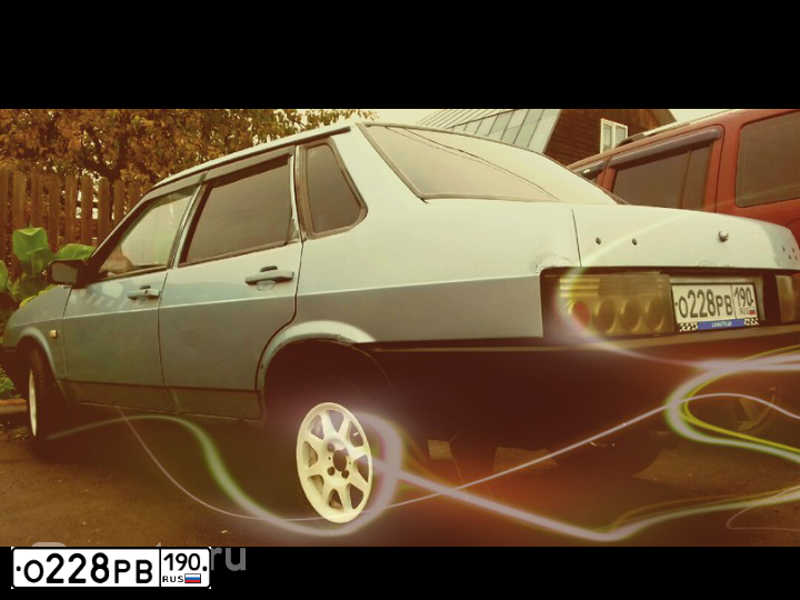 Фото автомобиля LADA 2109 SAMARA, 1997 — госномер О228РВ190. Цвет: ГОЛУБОЙ СЕРЫЙ