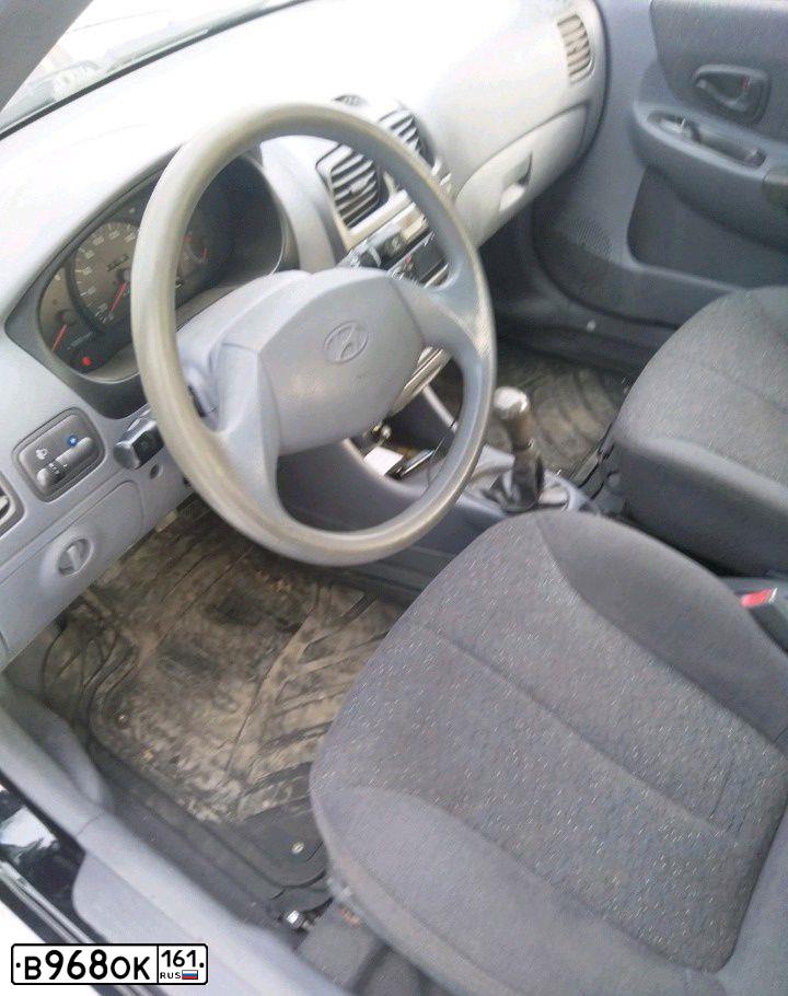 Фото автомобиля TAGAZ ACCENT, 2005 — госномер С671ТС97. Цвет: ЧЕРНЫЙ