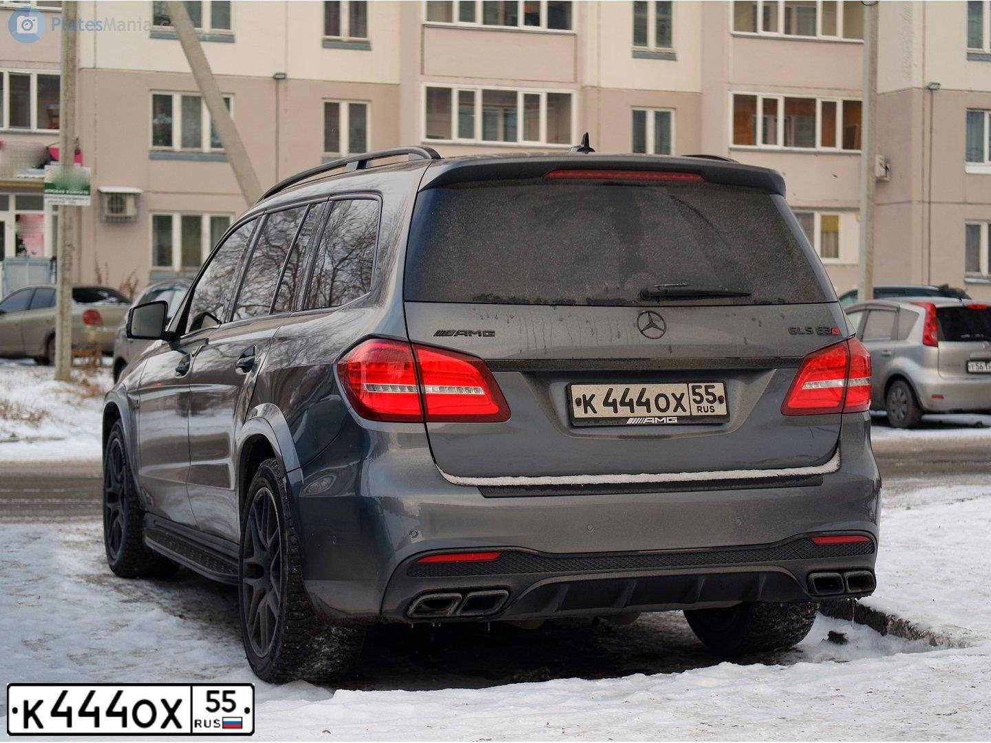 Фото автомобиля BMW X6, 2011 — госномер К444ОХ55. Цвет: синий