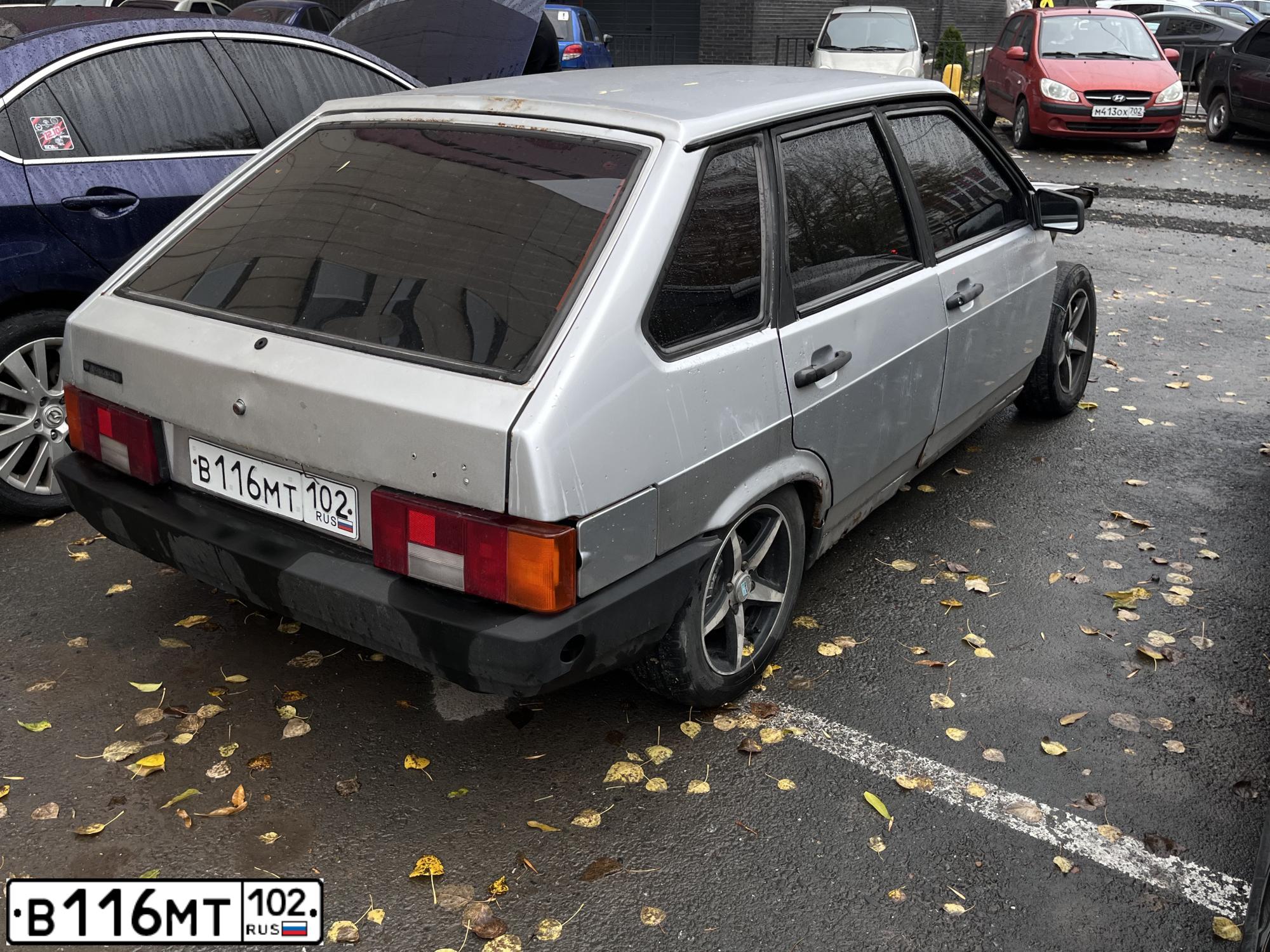 Фото автомобиля LADA 2109 SAMARA, 2001 — госномер В116МТ102. Цвет: СВЕТЛО-СЕРЕБРИСТЫЙ