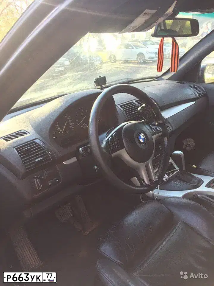 Фото автомобиля BMW X5, 2001 — госномер О623ЕА32. Цвет: ТЕМНО-СЕРЫЙ