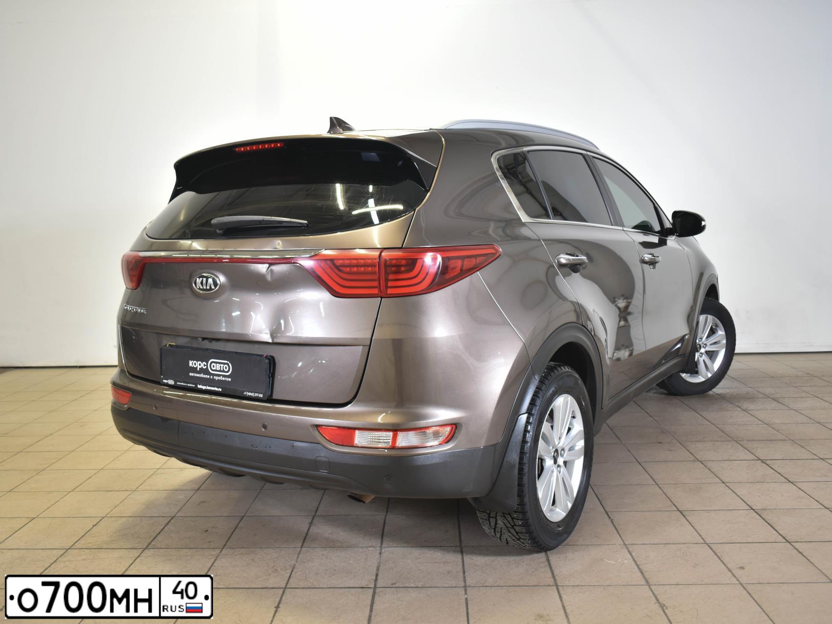 Фото автомобиля KIA SPORTAGE QLE, 2017 — госномер Х632КР71