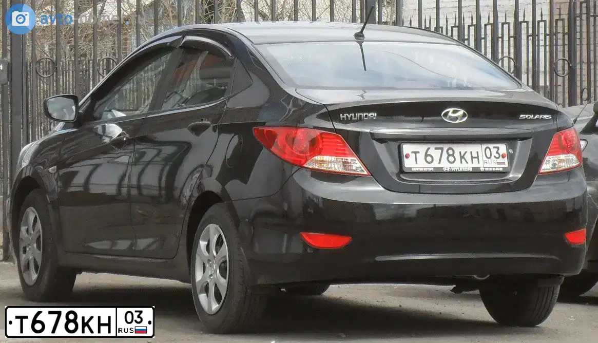 Фото автомобиля HYUNDAI SONATA, 2012 — госномер В737ВО252