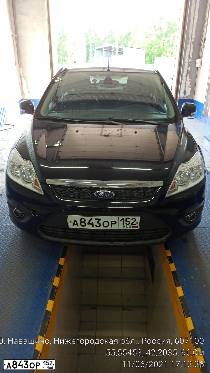 Фото автомобиля FORD FOCUS, 2009 — госномер Т623ХА152. Цвет: ЧЕРНЫЙ