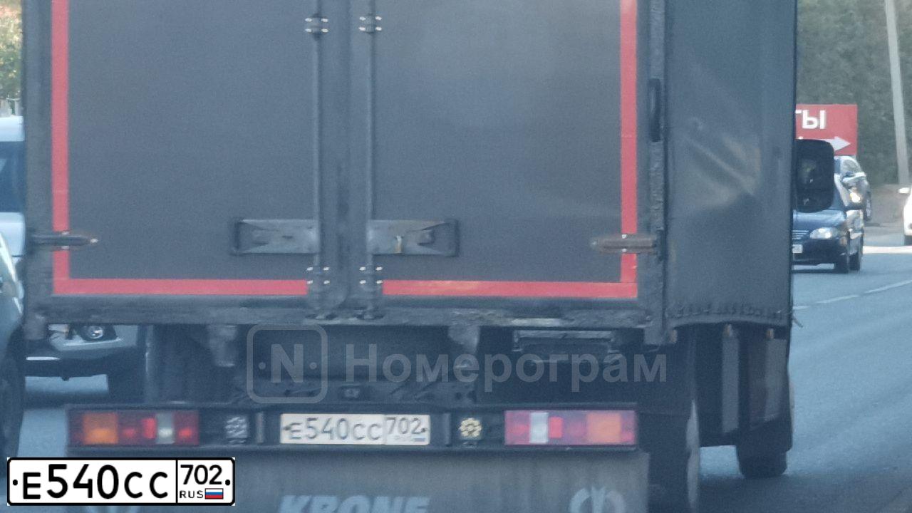 Фото автомобиля GAZ GAZEL NEXT, 2018 — госномер Е540СС702. Цвет: Коричневый