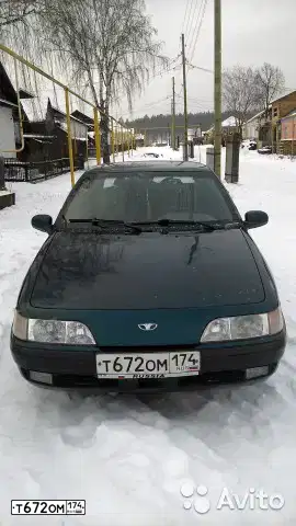 Фото автомобиля DAEWOO ESPERO, 1998 — госномер Т672ОМ174. Цвет: ЗЕЛЕНЫЙ