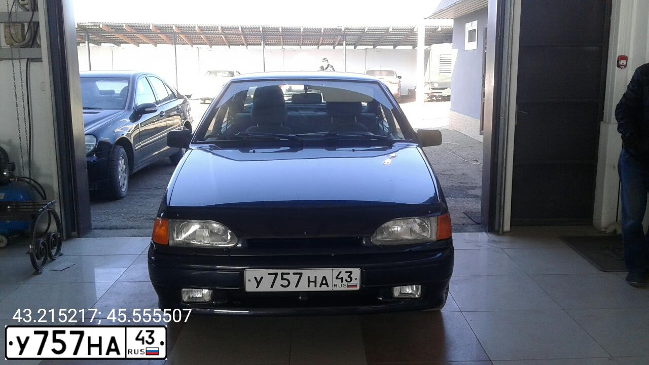 Фото автомобиля ВАЗ 21150 LADA SAMARA, 2007 — госномер У757НА43. Цвет: ЧЕРНЫЙ