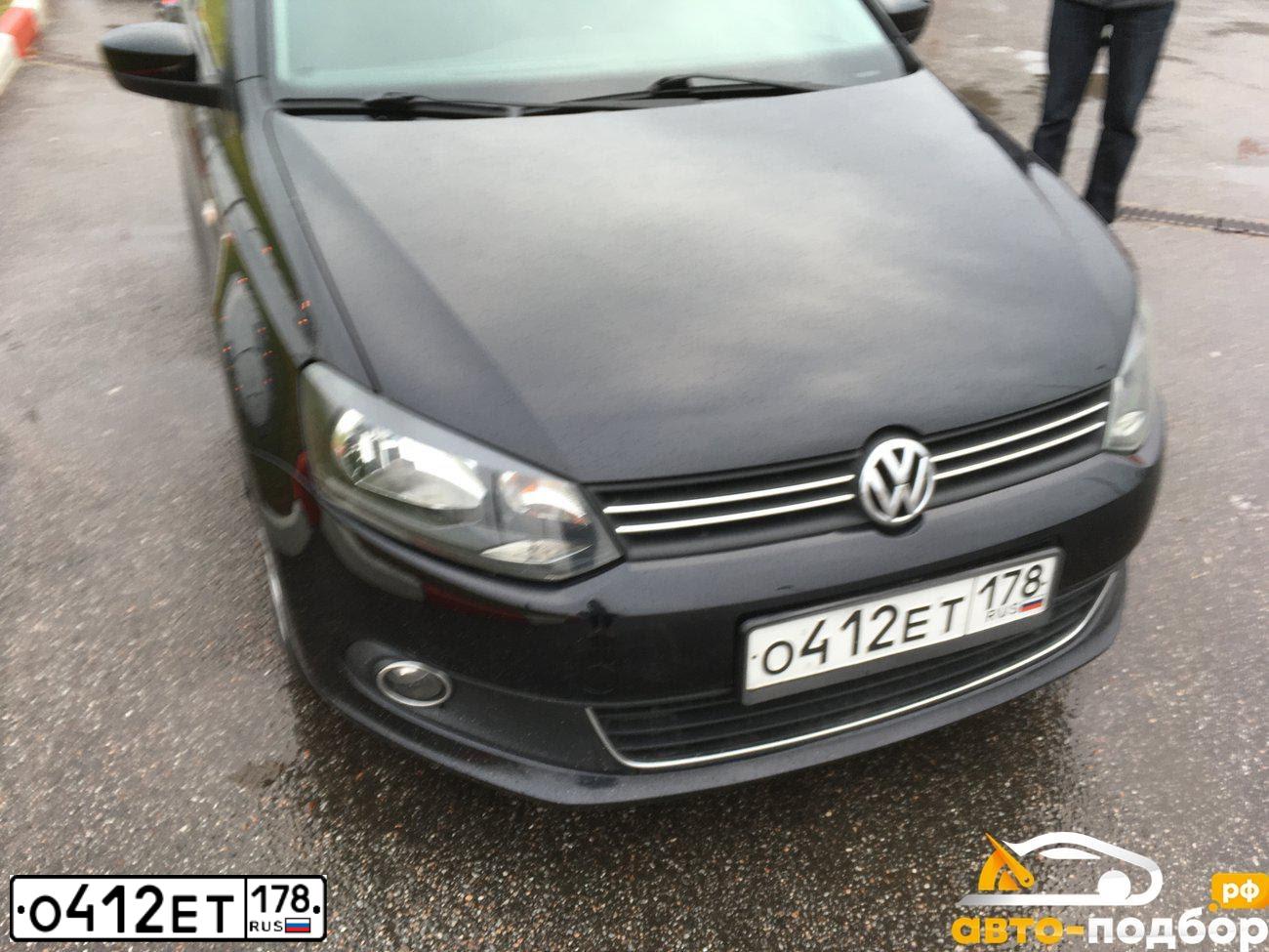 Фото автомобиля VOLKSWAGEN POLO, 2013 — госномер У800УО05. Цвет: ЧЕРНЫЙ