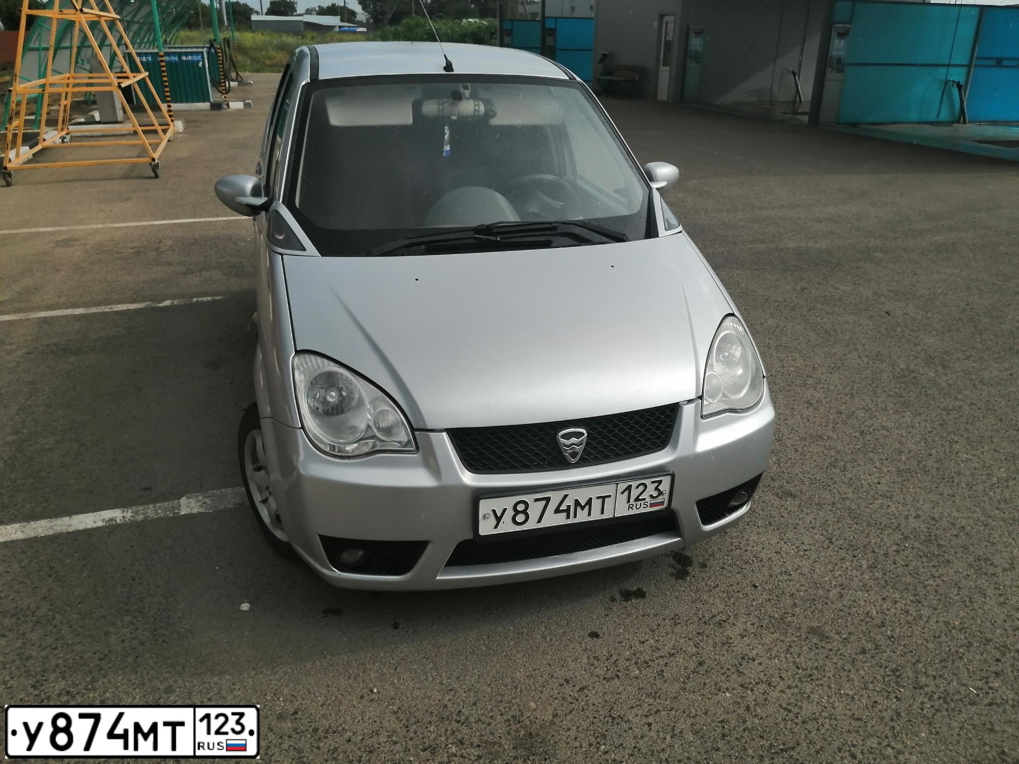 Фото автомобиля HAFEI LOBO /BRIO/, 2008 — госномер М532ВК161. Цвет: СЕРЫЙ