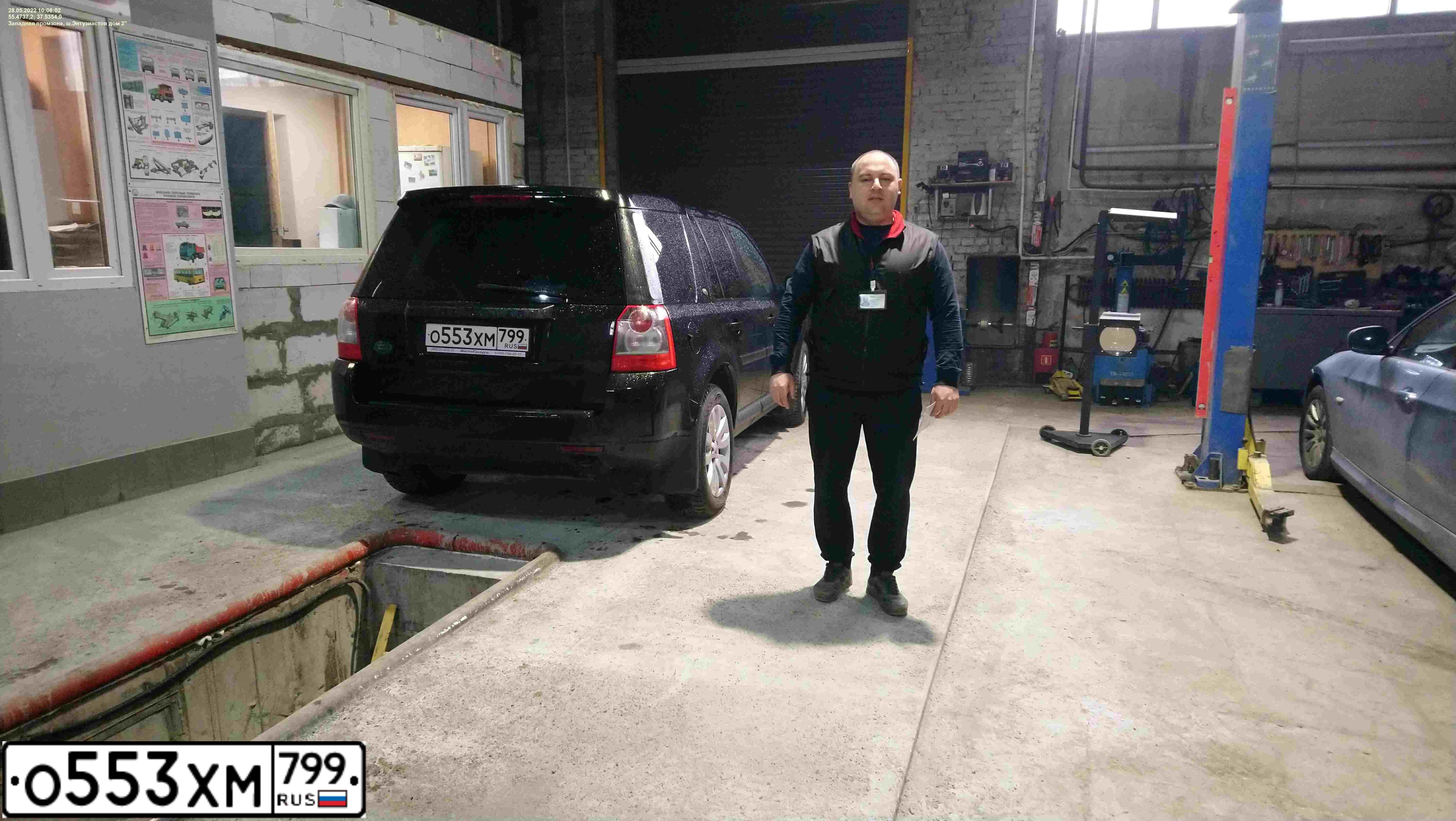 Фото автомобиля LANDROVER FREELANDER, 2008 — госномер М292РВ67. Цвет: ЧЕРНЫЙ
