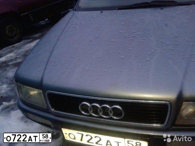 Фото автомобиля AUDI 80, 1992 — госномер В125ХР763. Цвет: СЕРЫЙ