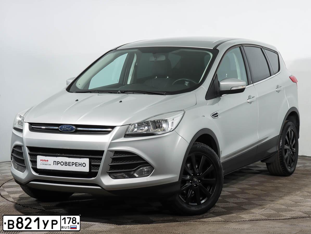 Фото автомобиля FORD KUGA, 2016 — госномер В821УР178. Цвет: СЕРЕБРИСТЫЙ