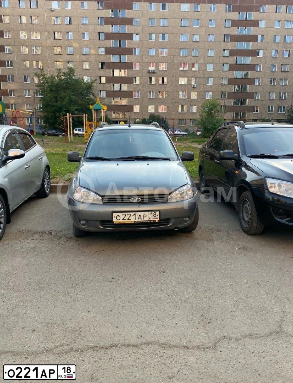 Фото автомобиля ЛАДА 111930 ЛАДА КАЛИНА, 2011 — госномер Н224УУ18. Цвет: ТЕМНО-СЕРЫЙ МЕТАЛЛИК