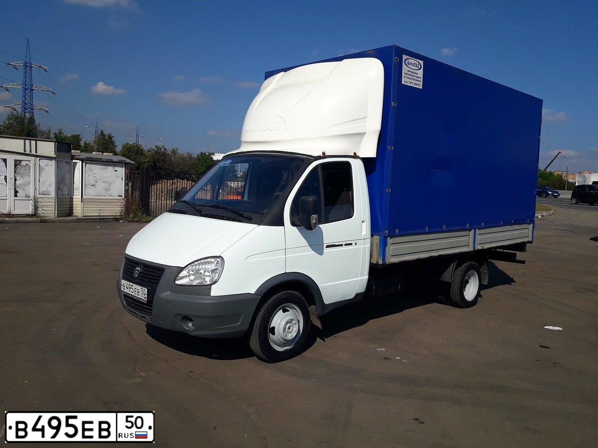 Фото автомобиля GAZ 3302 EL, 2013 — госномер В495ЕВ50. Цвет: Белый