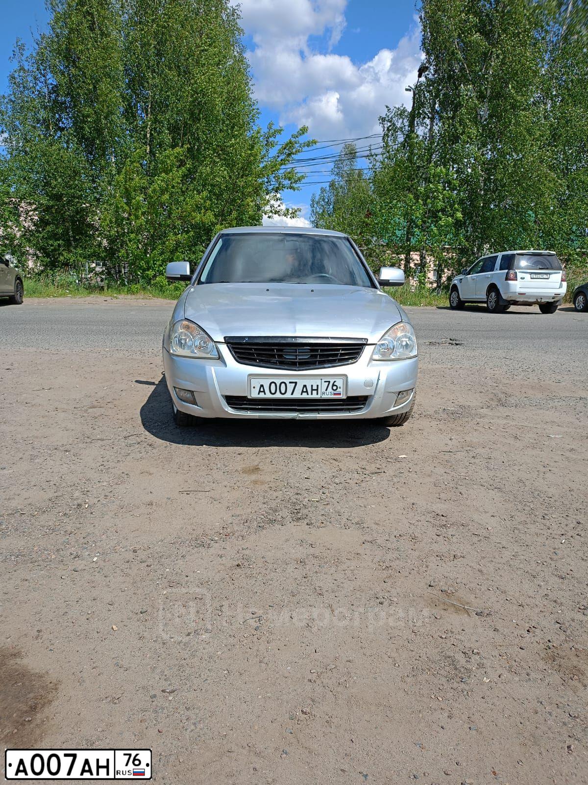 Фото автомобиля LADA 2170 PRIORA, 2013 — госномер О001РВ76. Цвет: Сине-зеленый