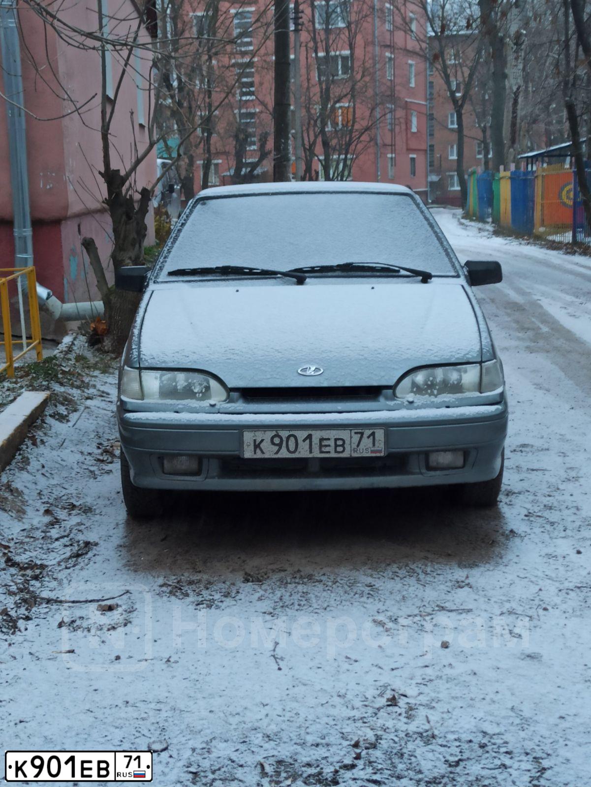Фото автомобиля LADA 2114 SAMARA, 2006 — госномер С831СС71. Цвет: средний серо-зеленый металлик