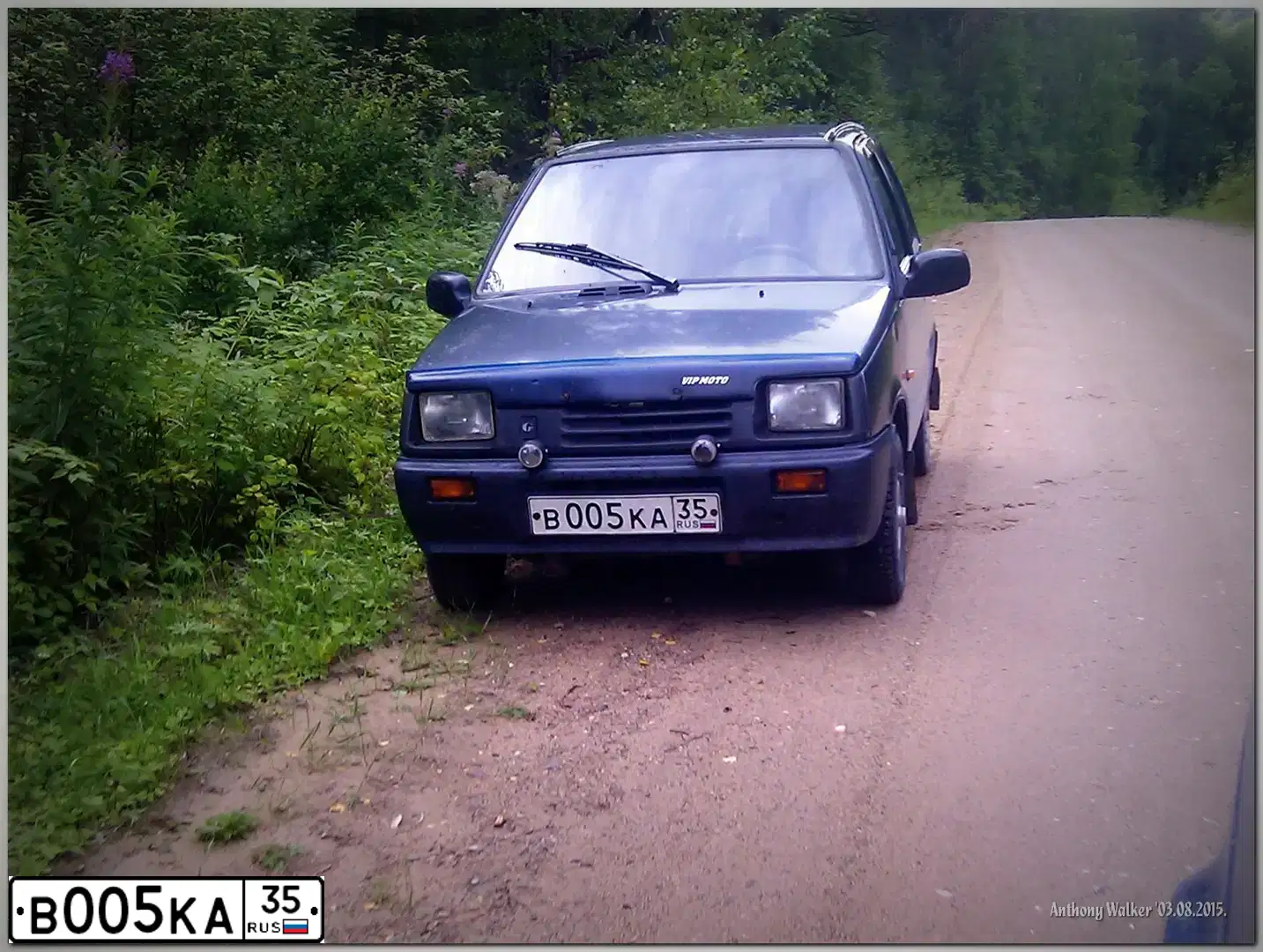 Фото автомобиля SEAZ OKA, 2007 — госномер В005КА35. Цвет: СКАТ