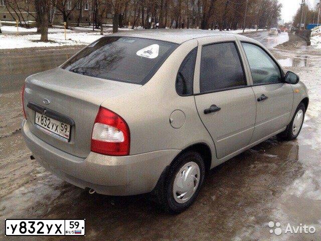 Фото автомобиля LADA KALINA, 2006 — госномер Т236АР159. Цвет: БЕЖЕВО-СЕРЫЙ
