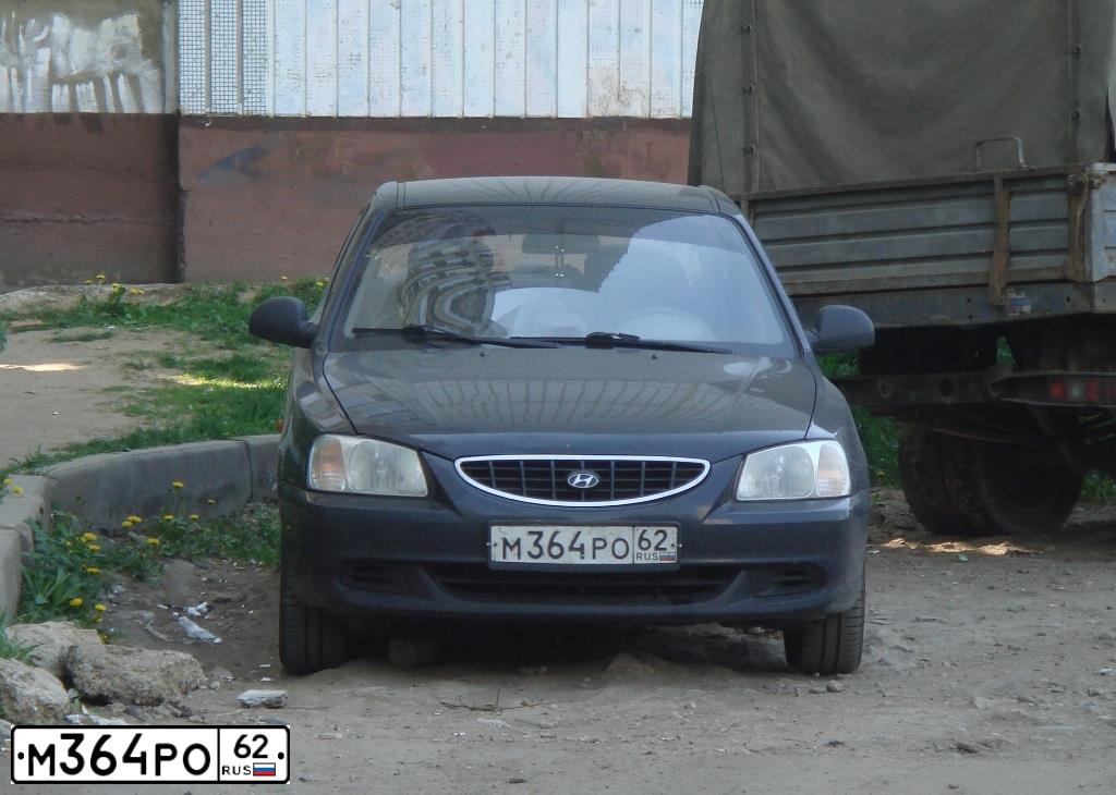 Фото автомобиля TAGAZ ACCENT, 2008 — госномер М658ХТ161. Цвет: ЧЕРНЫЙ