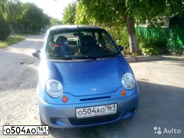 Фото автомобиля DAEWOO MATIZ, 2008 — госномер О504АО161. Цвет: СИНИЙ