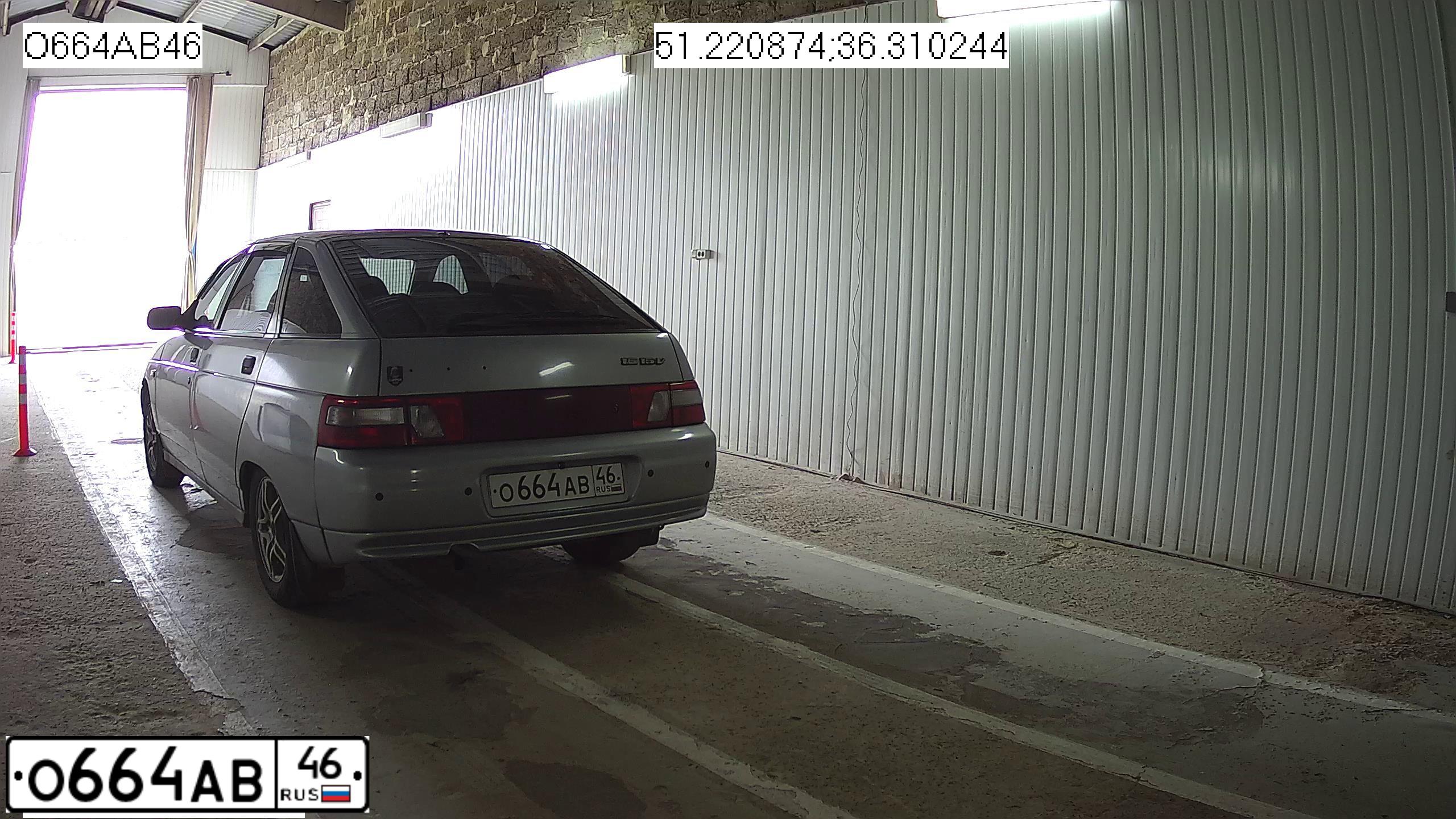 Фото автомобиля LADA 2112, 2007 — госномер О664АВ46. Цвет: СЕРО-ГОЛУБОЙ МЕТАЛЛИК