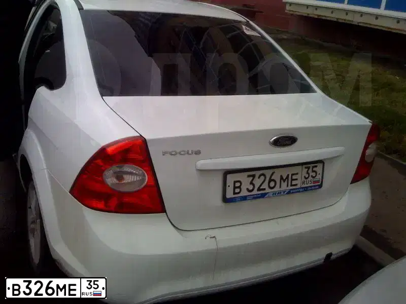 Фото автомобиля FORD FOCUS, 2011 — госномер У677СМ55