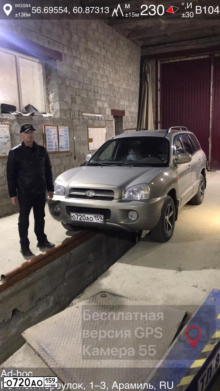 Фото автомобиля HYUNDAI SANTA FE, 2007 — госномер Т396АН196