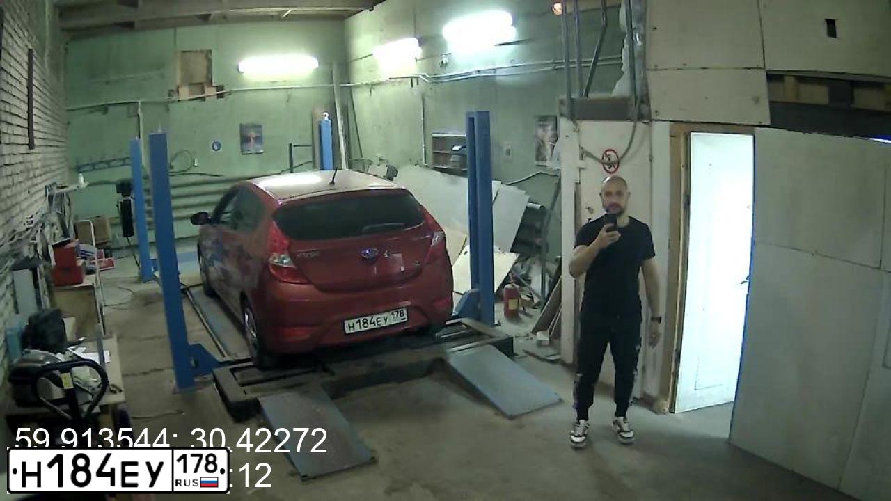 Фото автомобиля HYUNDAI SOLARIS, 2012 — госномер О173НА761. Цвет: КРАСНЫЙ ГРАНАТ